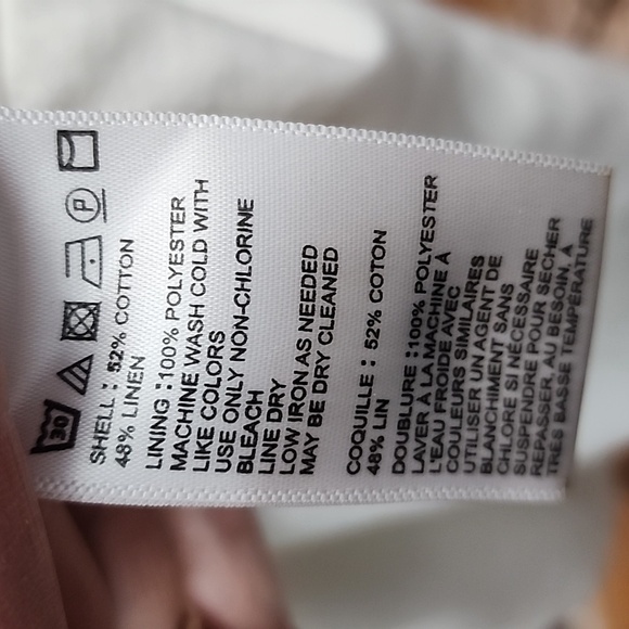 Urban outfitters white linen/cotton romper. Size 12 - Picture 8 of 9